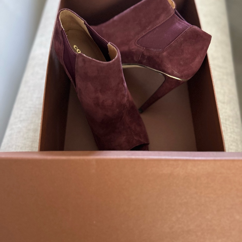 Coach women’s ankle Adriana peep toe - Picture 4 of 7